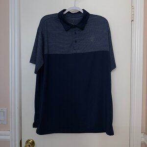 Jolt Gear Men's Blue Two Tone Golf Polo Shirt, Size XL